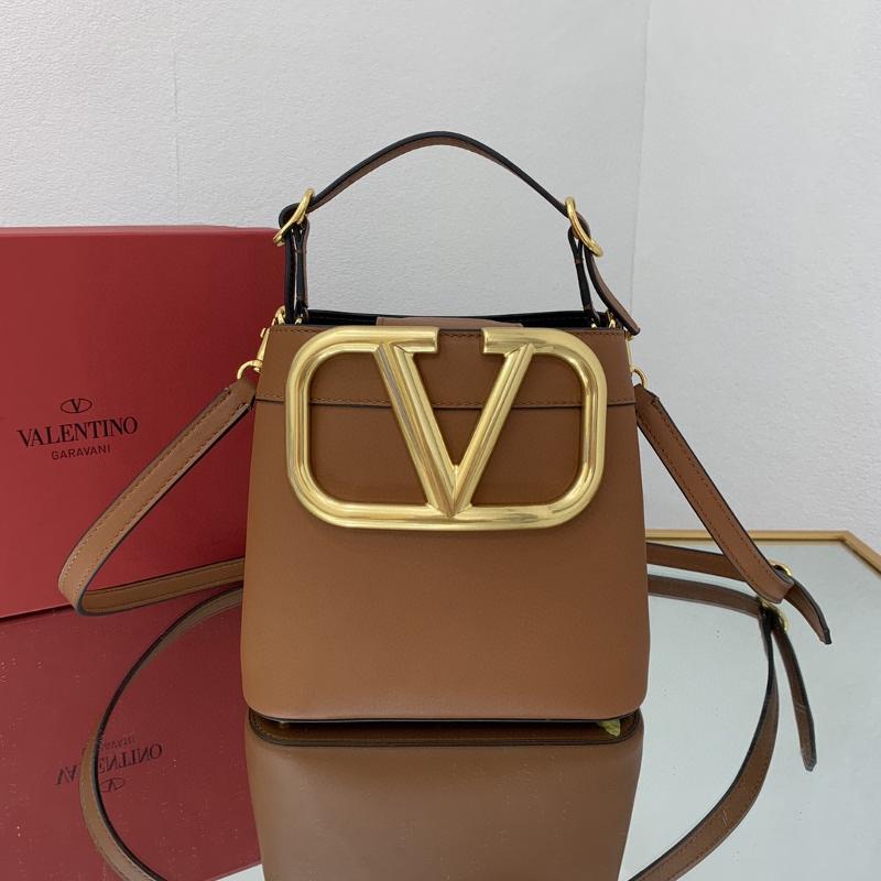 Valentino Shoulder Tote Bags VA0745 Earth Yellow